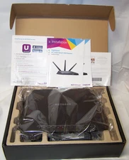 NETGEAR Nighthawk R7000 Smart WiFi Wireless Router AC1900 Gaming Streaming W/BOX