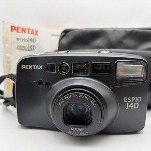 Pentax Espio 140 35mm Compact Film Camera - Fully Working w Case and Manual