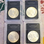 1922-1925 Peace Silver Dollar $1 0.900 Fine Philadelphia Business (4)