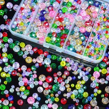 Crystal Glass Beads 800pcs 4mm 6mm 8mm 10mm Mixed Colors Round For Jewelry Makin