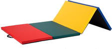 Exercise Mat 2'X6'/4'X8'/4'X10' Gymnastics Mat Folding Gymnastics Tumbling Mats