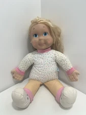 1990 Playskool Kid Sister Doll My Buddy Vintage Blonde Hair Blue Eyes