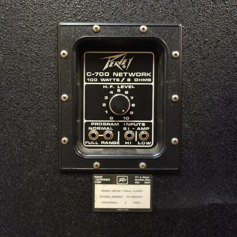 Vintage Pair of Peavey C-700 Vocal Projection Speakers PS System