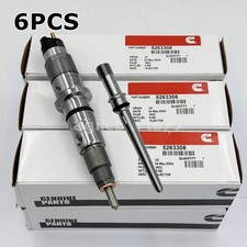 6pcs 5263308 Fuel Injector Wtube For Cummins Qsl8.9l Komatsu Pc300-8 0445120236