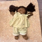 1985 Cabbage Patch Kid African American Black HM3 Mint-Green Dress