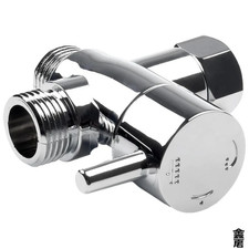 1pc 3-Way Shower Head Diverter Valve G1/2 Adapter Connector Bathroom Accessory