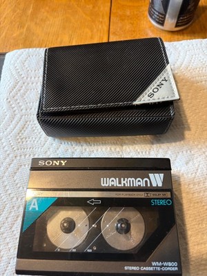 Sony WM-W800 Walkman Cassette Recorder - Black for sale online | eBay