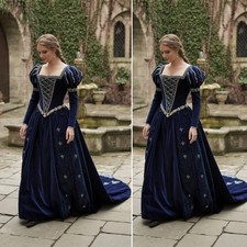 Elizabethan Costume French Court Queen Dress Medieval Celtic Princess