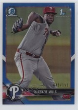2018 Bowman Chrome Prospects Blue Refractor 45/150 McKenzie Mills #BCP87 qf6