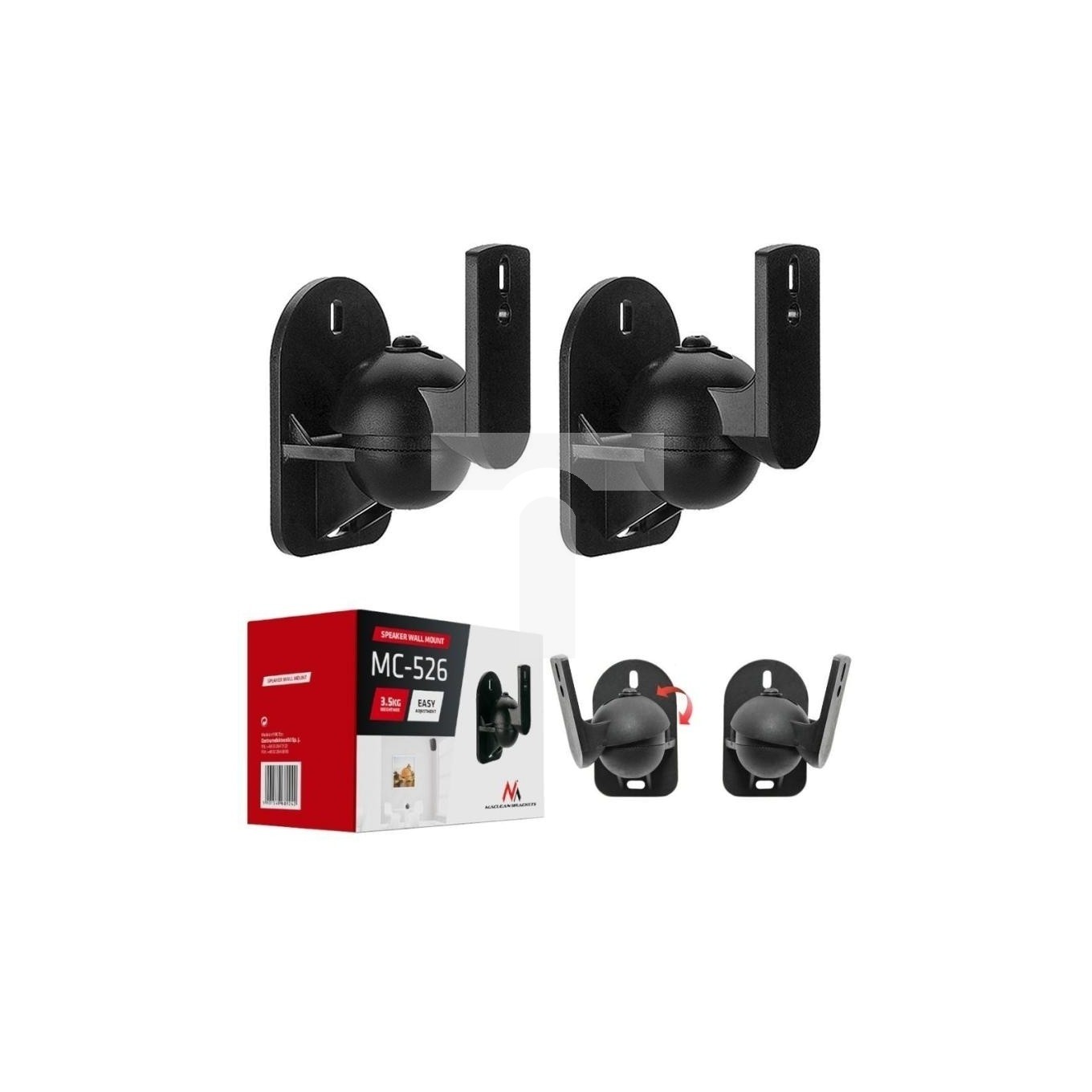 Maclean - Supports de Haut-Parleurs MC-526 - Lot de 2 - Charge maximale 3,5 kg - Image 3