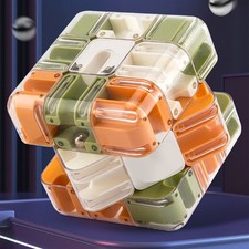 3D Maze Cube Rotating Puzzle Training Toy For Ages 3