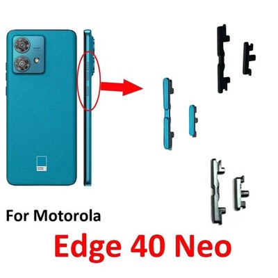 Power Volume Buttons Side Button Key For Motorola Edge 40 Neo