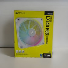 Image of Corsair iCUE LINK LX140 RGB 140mm PWM Fan Single Pack – Dual Light Loops – White
