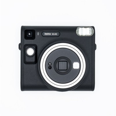 Fujifilm instax SQUARE SQ40 Instant Film Camera Black Retro Design Auto Exposure