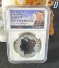 2023 S Morgan & Peace 4-PC  Silver Dollar Set PF-70/ Ms -70 NGC Anna Cabral Sig  — photo 8