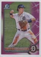 2022 Bowman Chrome Prospects Fuchsia Refractor 6/199 Izaac Pacheco #BCP-106 md3