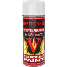 Vitcas High Temperature Spray Paint Heat Resistant up to 800°C 400ml 5 Colours