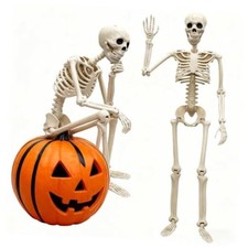 -Pack 36-Inch Easy to Pose Skeleton Halloween Decoration 36 Inch 2