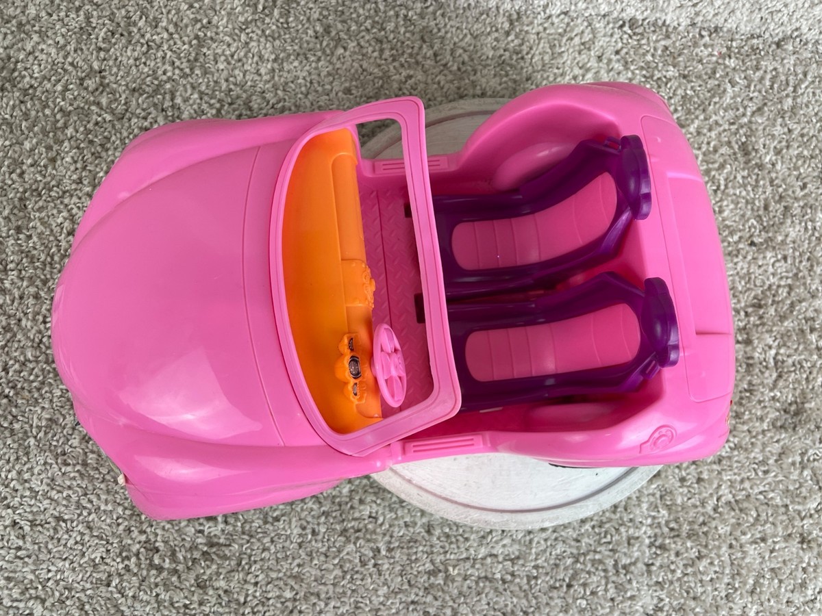 2007 Mattel Barbie Surf's-Up Tropical Beach Cruiser Toy Car Pink