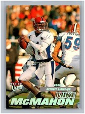 2001 Fleer Ultra Mike McMahon SN /2499 RC #258 SP Rookie Card NFL Detroit Lions. rookie card picture