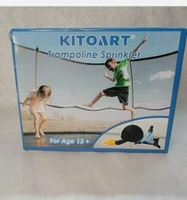 KITOART Trampoline Sprinkler for Kids Outdoor Trampoline Waterpark