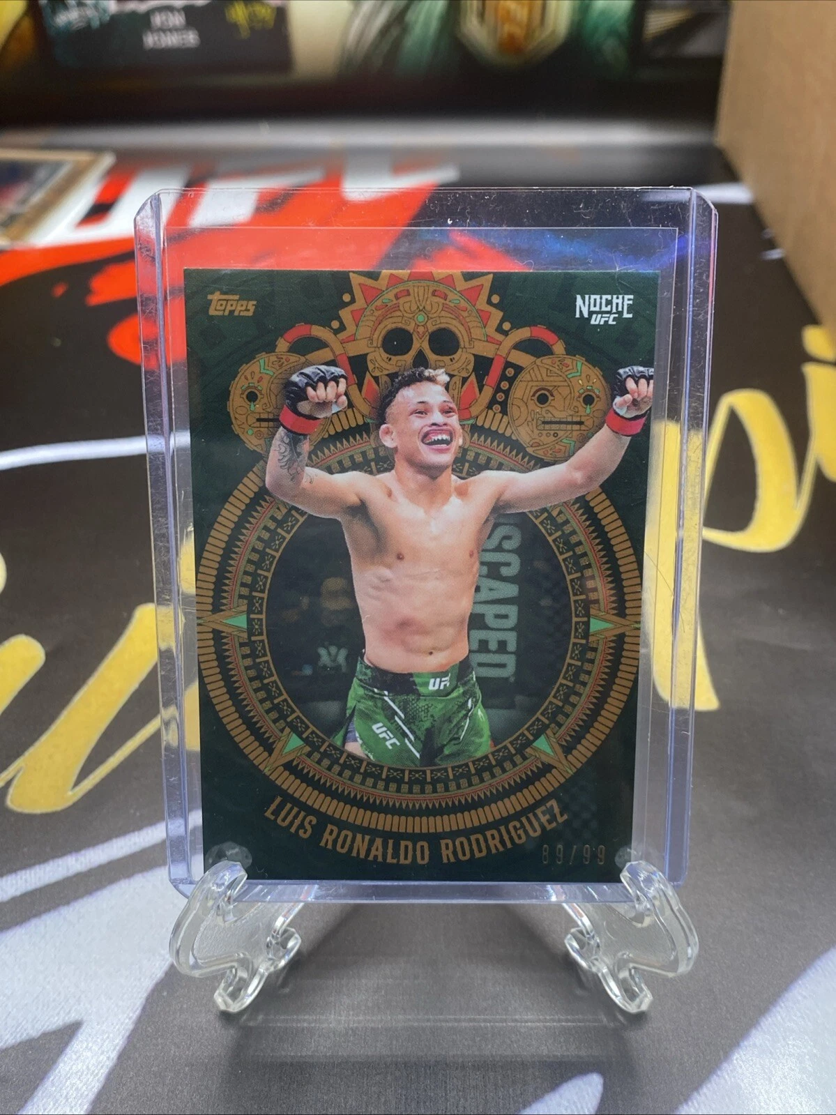 LUIS RONALDO RODRIGUEZ Green Parallel 46/99 - 2024 Topps Noche UFC #16