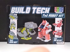 Educational Build Tech 7 in 1 Robots Building Kit S.T.E.M. Build 7 Different!