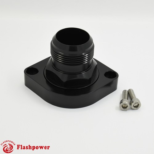 Billet Swivel Thermostat Housings Water Neck 180 AN20 LS Engine Black - Picture 1 of 3