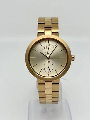 Michael Kors Garner Gold-Tone Steel Champagne Dial Ladies  display picture 3