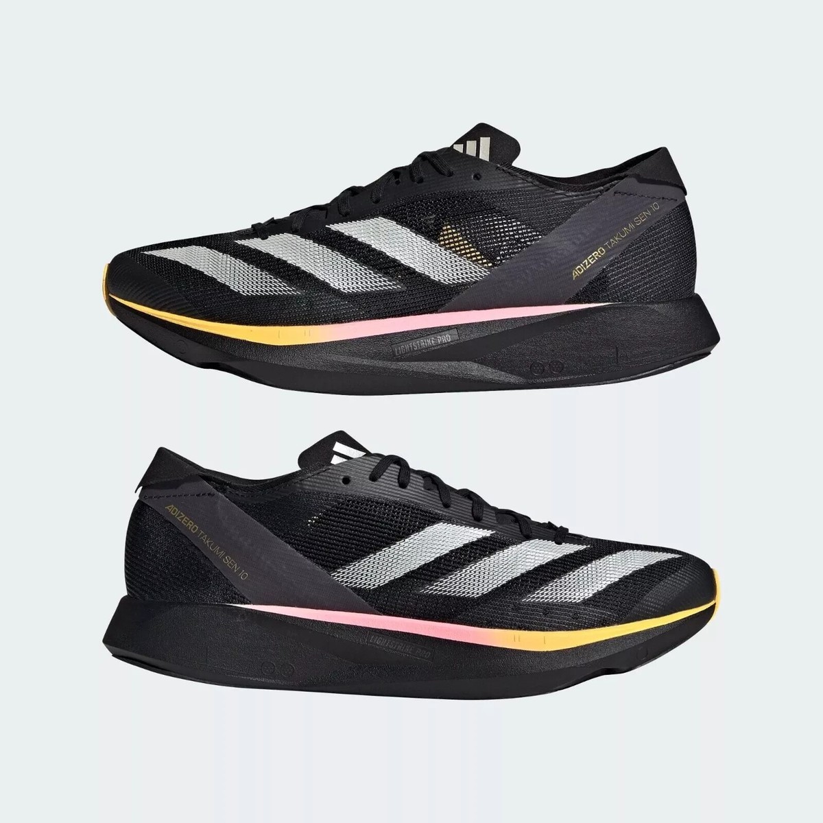 adidas Adizero Takumi Sen 10 Black Spark ID2793 Size 11 Shoes - Adizero Takumi Sen 10 Shoes - Black | adidas Oman main image 2