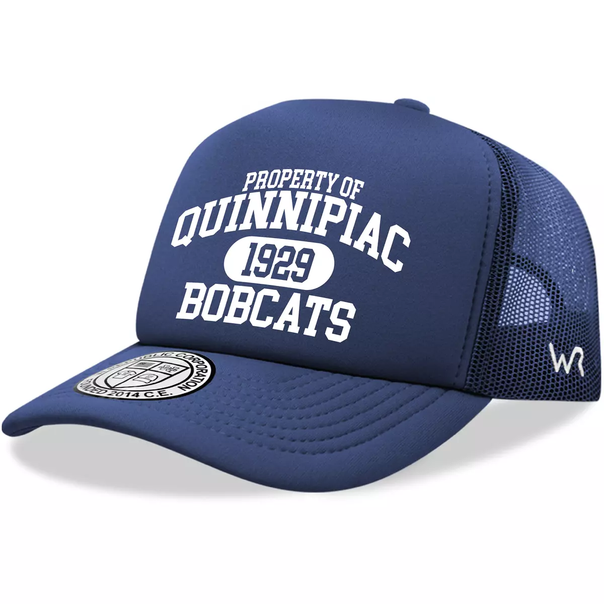 Quinnipiac University Bobcats QU Trucker Mesh Baseball Snapback