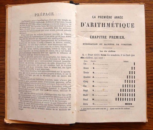 Livre scolairePREMIÈRE ANNÉE D’ARITHMÉTIQUE Calcul écrit - calcul oral 1882 - Picture 3 of 7