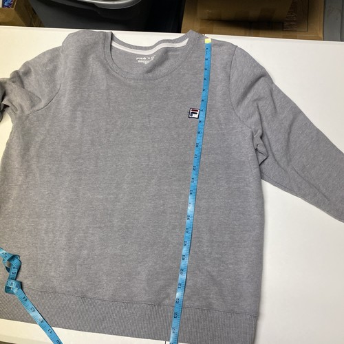 Fila French Terry Sweatshirt mit Rundhalsausschnitt Damen XL grau L/S PG-30 - Bild 12 von 13