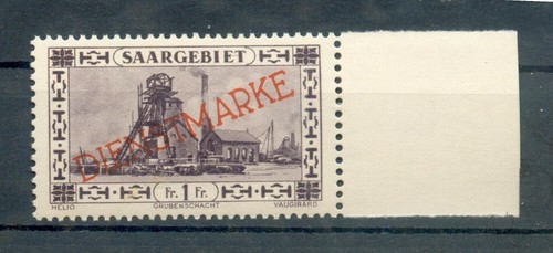 Saar Servizio 30III ABART** MNH MINT NEVER HINGED Y72401