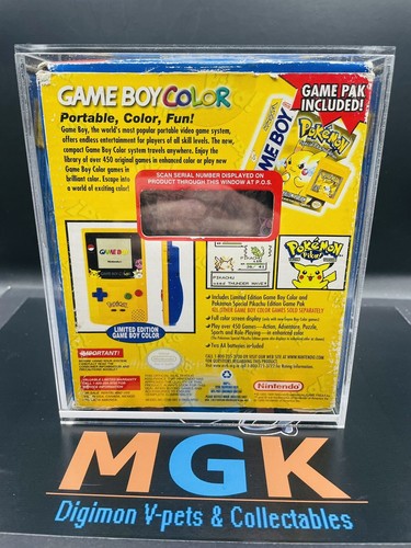 HOLY GRAIL USA Nintendo Gameboy Color Limited Edition Pokémon Yellow Boxed Game - Picture 3 of 13