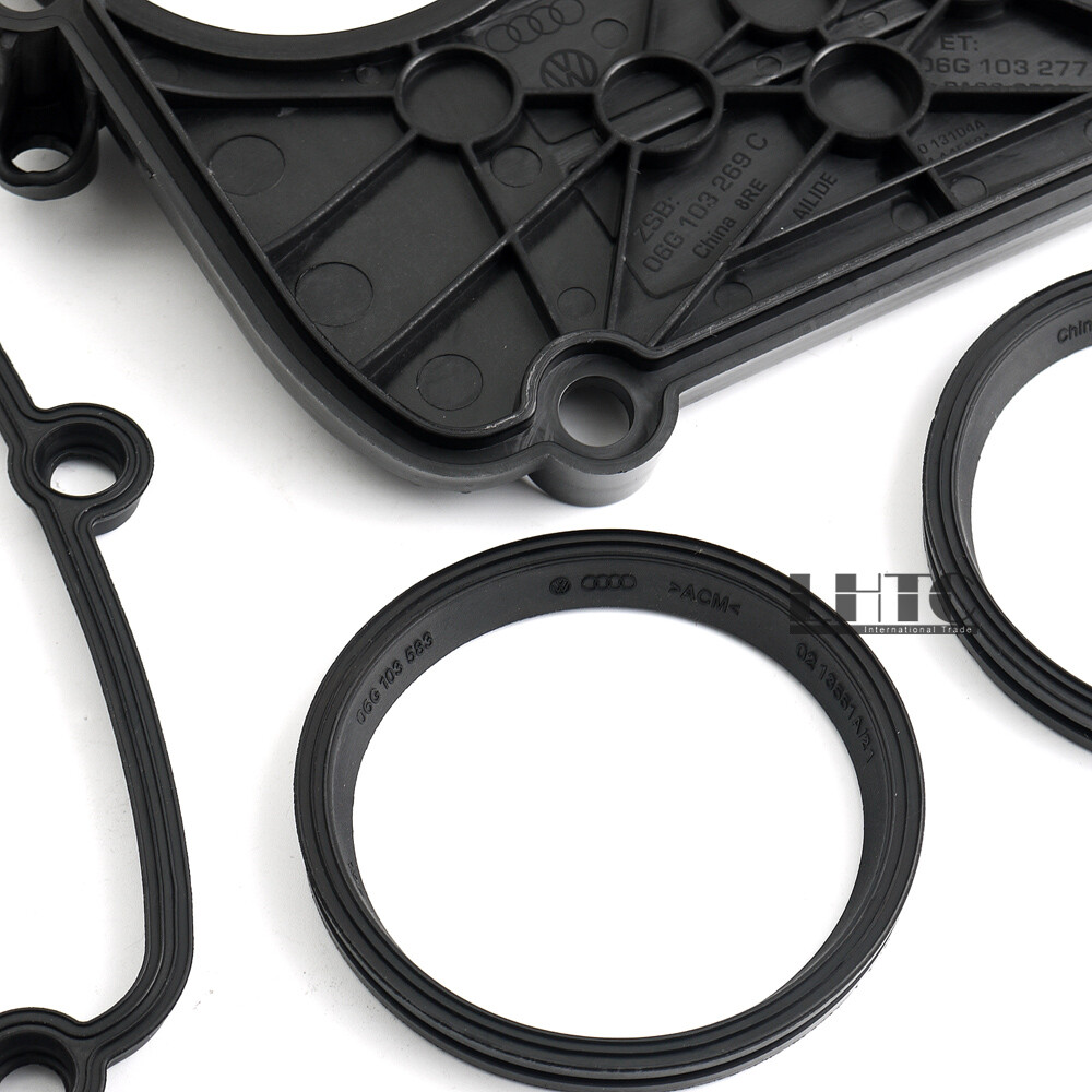 OE Engine Upper Timing Cover & Gasket For VW Golf GTI Audi A4 A5 1.8 2.