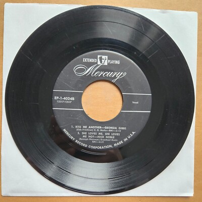 The Crew Cuts Lonnie Donegan Georgia Gibbs Nick Noble EP 45 7'' POP Record Vinyl