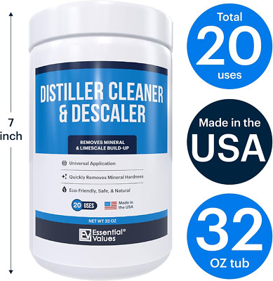 Citric Acid Powder Cleaning for Water Distillers - Bulk 2 LBS Universal Desca...