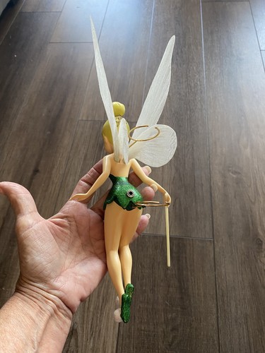 RARE Disney Christmas Collection Tinkerbell Tree Topper FAIRY WINGS LIGHT UP - Picture 6 of 9