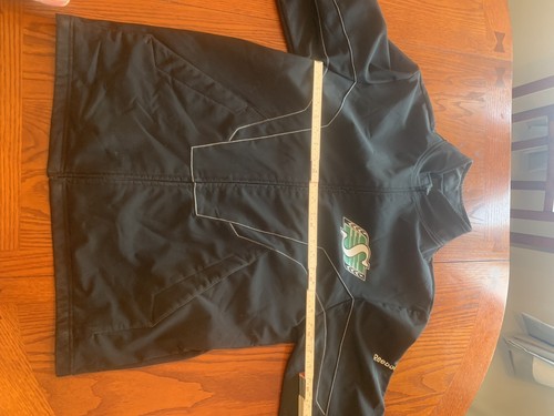 Saskatchewan Roughriders Mens M Windbreaker CFL Authentic Sideline Reebok - Picture 6 of 9