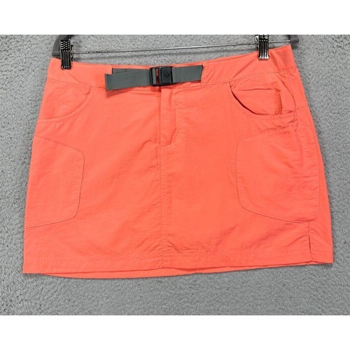 Columbia Skirt Womens 6 Orange Omni-Wick Belted Nylon Hiking Golf Travel Ladies