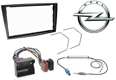 Mascherina interfaccia CAN-Bus e adattatore radio colore argento per OPEL Astra H Zafira B Corsa D Tigra Antara Mascherina interfaccia CAN-Bus e adattatore radio colore argento per OPEL Astra H Zafira B Corsa D Tigra Antara