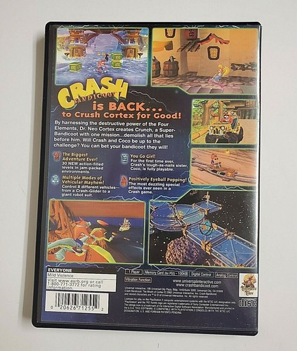 Crash Bandicoot the Wrath Of Cortex Greatest Hits For PlayStation 2. (Used) - Picture 2 of 3