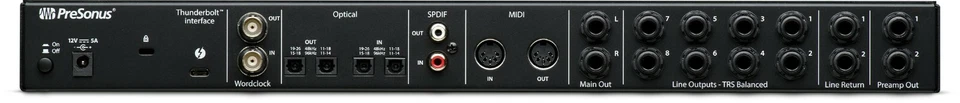 PreSonus Quantum 2626 Thunderbolt 3 Interface Preamplifier Rack unit - Image 2 of 4