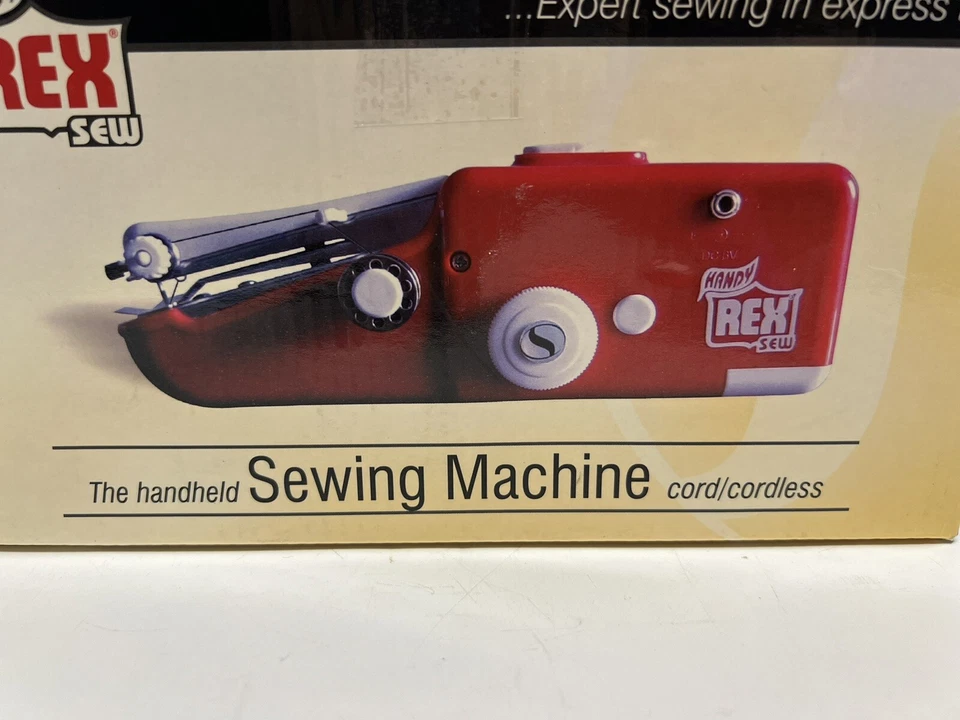 FACTORY SEALED Smartek RX-01 Handheld Portable Sewing Machine Red - Image 3 of 4