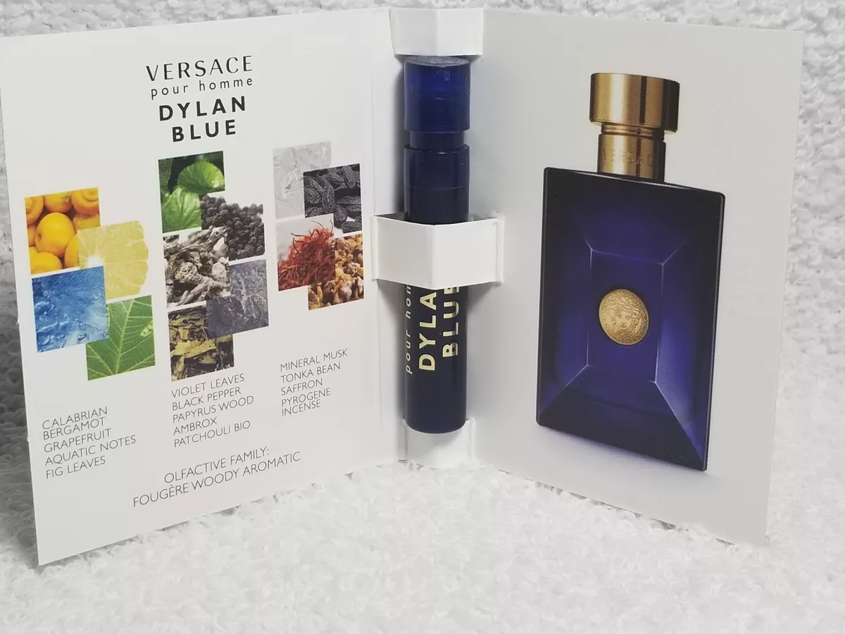 Versace Pour Homme DYLAN BLUE Eau De Toilette Spray Sample/Vial