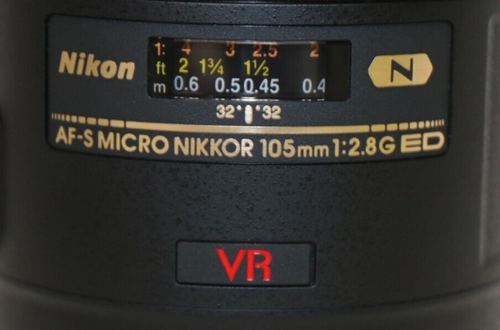 Objectif Nikon AF-S Micro NIKKOR 105 mm f/2,8 G ED VR - Neuf, LIRE ! - Photo 4/17