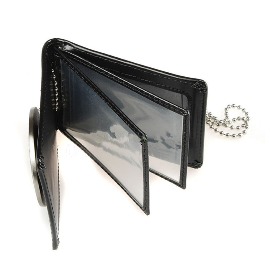 Distintivo S.H.I.E.L.D. In Metallo Con Portabadge In Pelle - Agenti Di Shield, Diametro 5.5cm - Foto 4