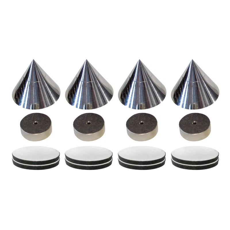 DYNAVOX SUB-WATT-ABSORBER SPIKES CHROM 1 SET - Bild 2 von 4