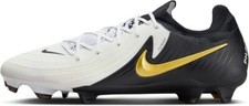 Nike Phantom GX II PRO FG White Black Gold Cleats FJ2563 100 Men's Size 13